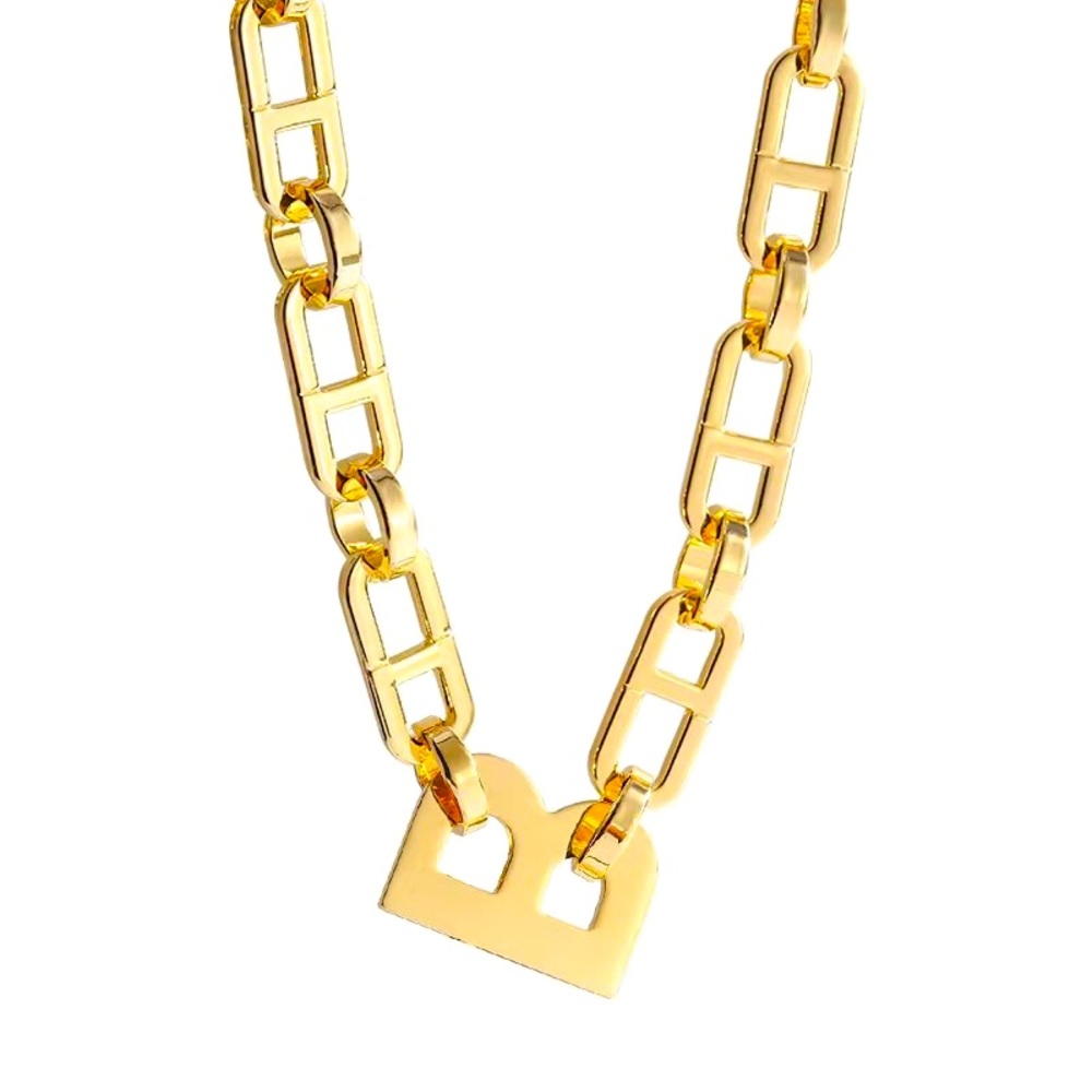 Letter B Necklace Fashion Trends.